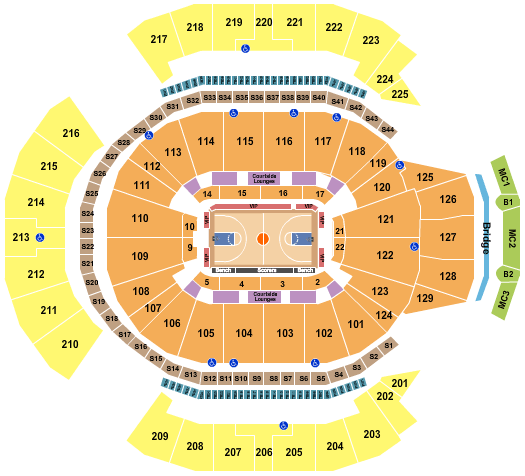 Chase Center Los Angeles Clippers Seating Chart